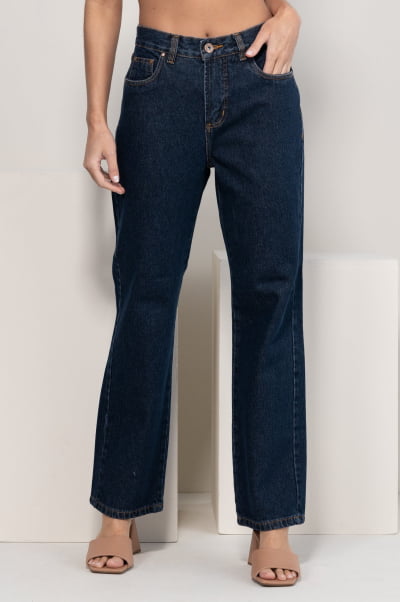 Calça Jeans Wide Leg Slim F2912