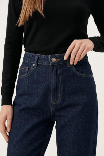 Calça Mom Jeans Escuro 26700