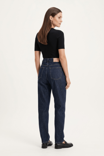 Calça Mom Jeans Escuro 26700
