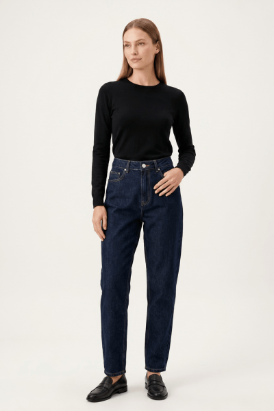 Calça Mom Jeans Escuro 26700