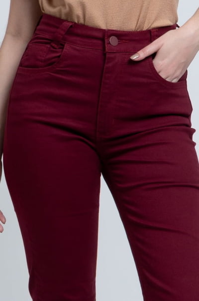 Calça Reta Cereja Feminina F23103CE