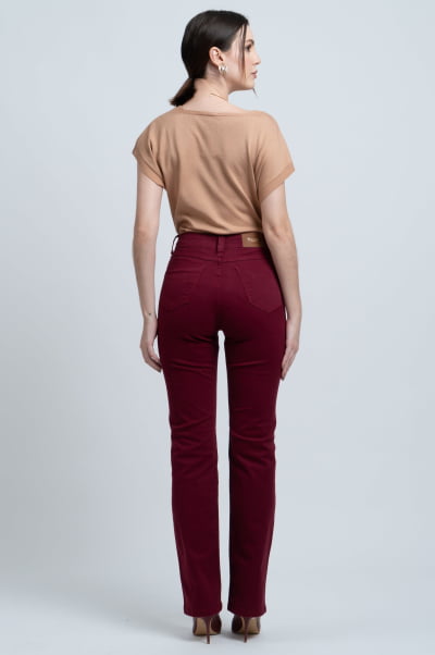 Calça Reta Cereja Feminina F23103CE