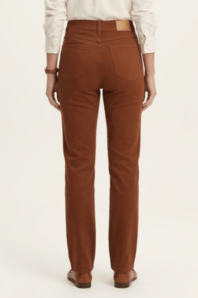 Calça Reta Feminina Conhaque F2023103CN