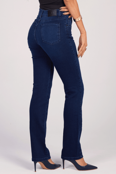 Calça Reta Jeans Escuro F25030