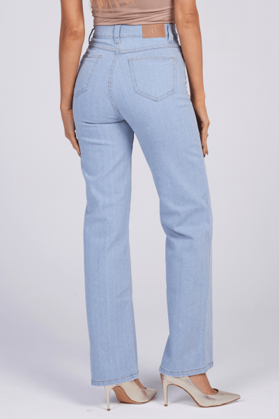 Calça Wide Leg Slim Jeans Claro F24900