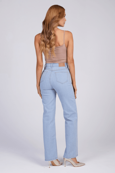 Calça Wide Leg Slim Jeans Claro F24900