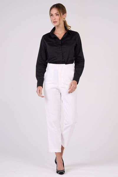 Camisa Feminina Oversized Preta CA25005PT