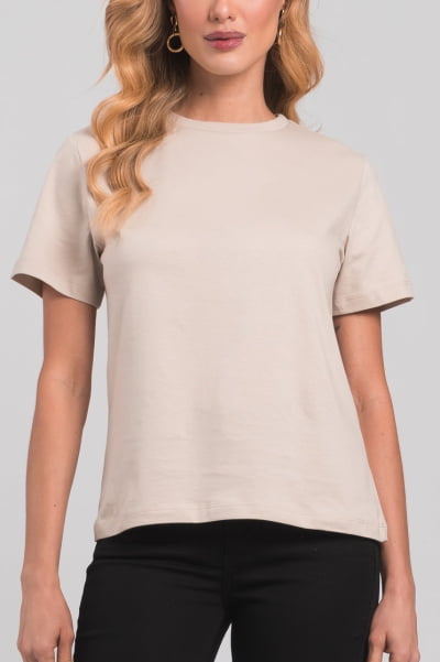 Camiseta Feminina Bege CA24002