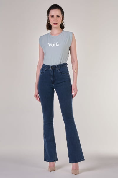 Regata Muscle Tee Azul Claro Voilà