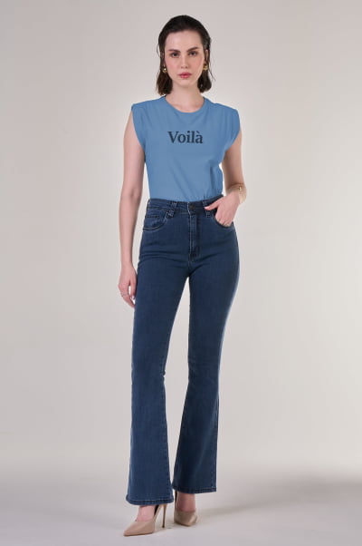 Regata Muscle Tee Azul Infinity Voilà