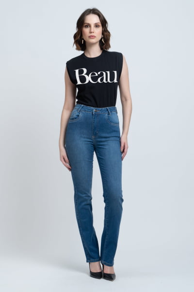 Regata Muscle Tee Preta Beau