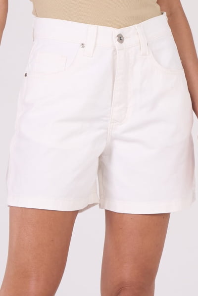 Short Feminino Mom de Sarja Off White F24098OFF