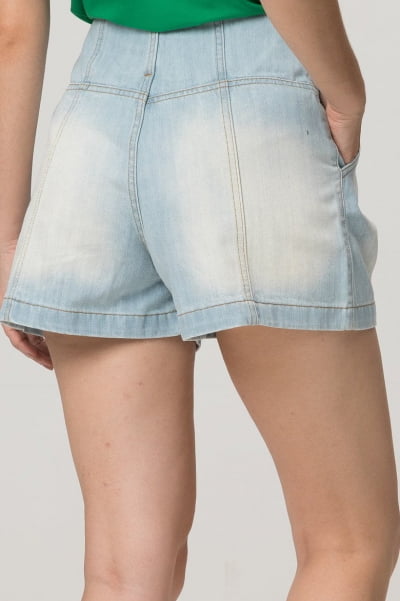 Short Feminino Jeans Claro F2021815