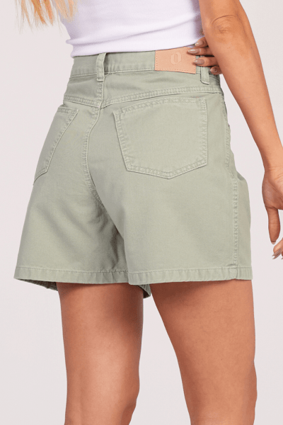 Short Mom Pistache de Sarja F24098PI