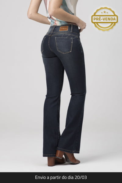 Calça Flare Jeans Levanta Bumbum  F2020180