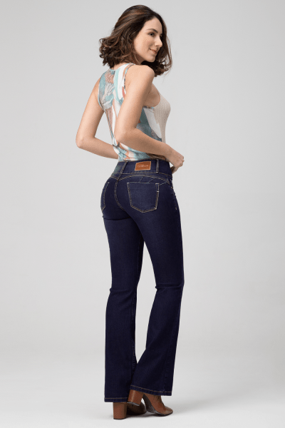 Calça Flare Jeans Levanta Bumbum  F2020180