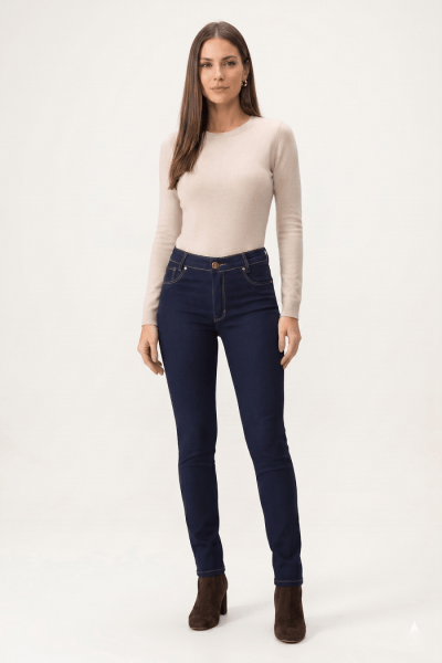 Calça Jeans Cintura Alta F2256