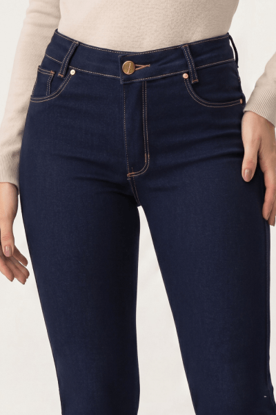 Calça Jeans Cintura Alta F2256 Calça Jeans Cintura Alta F2256