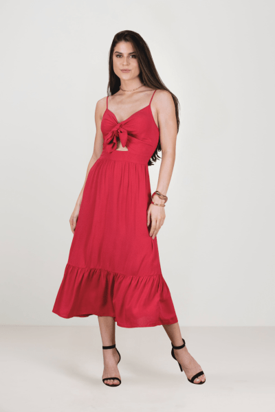 Vestido Feminino Vermelho VT4659