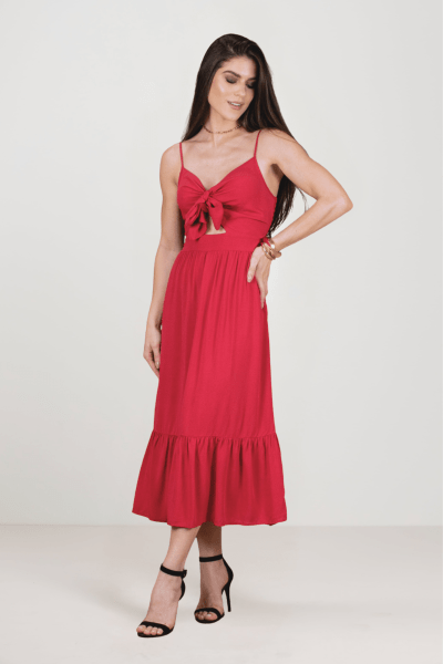 Vestido Feminino Vermelho VT4659